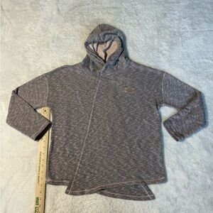 Under Armour Cardigan Jacket Sweatshirt Youth Size L Girls Pink/Gray